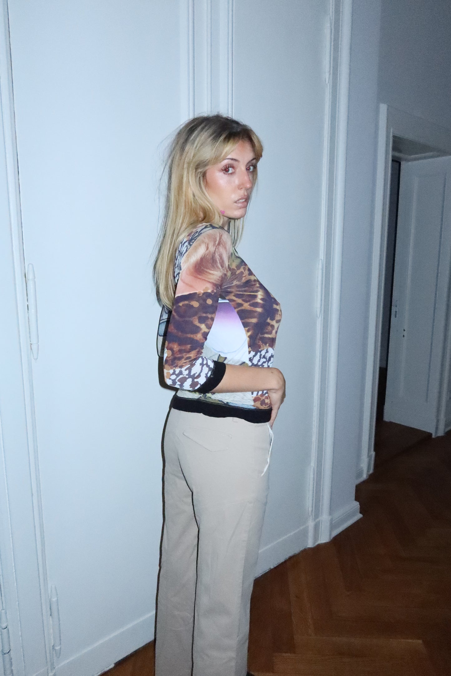 Abstract Print Longsleeve (M)