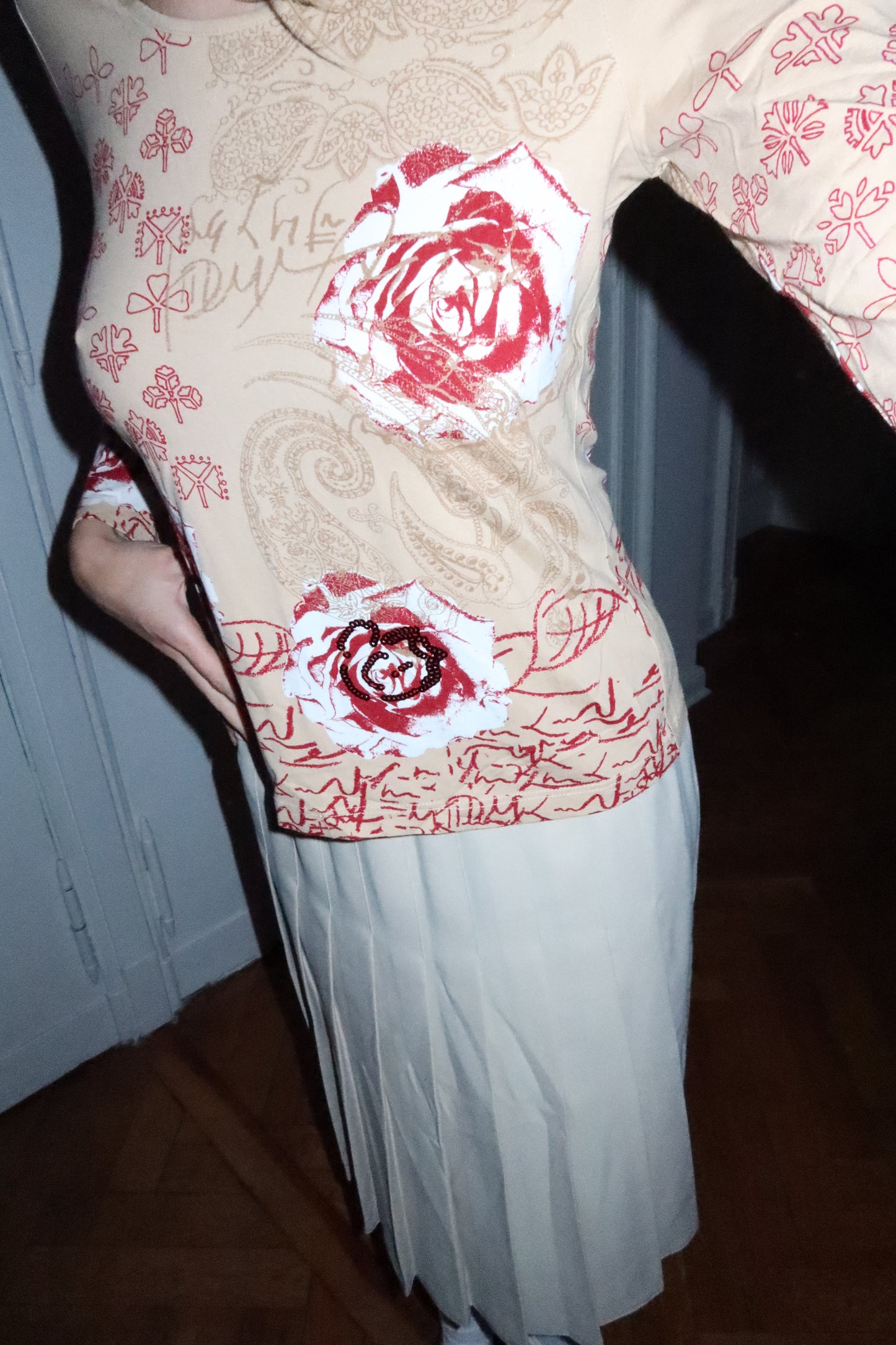 Floral Print Longsleeve (M)