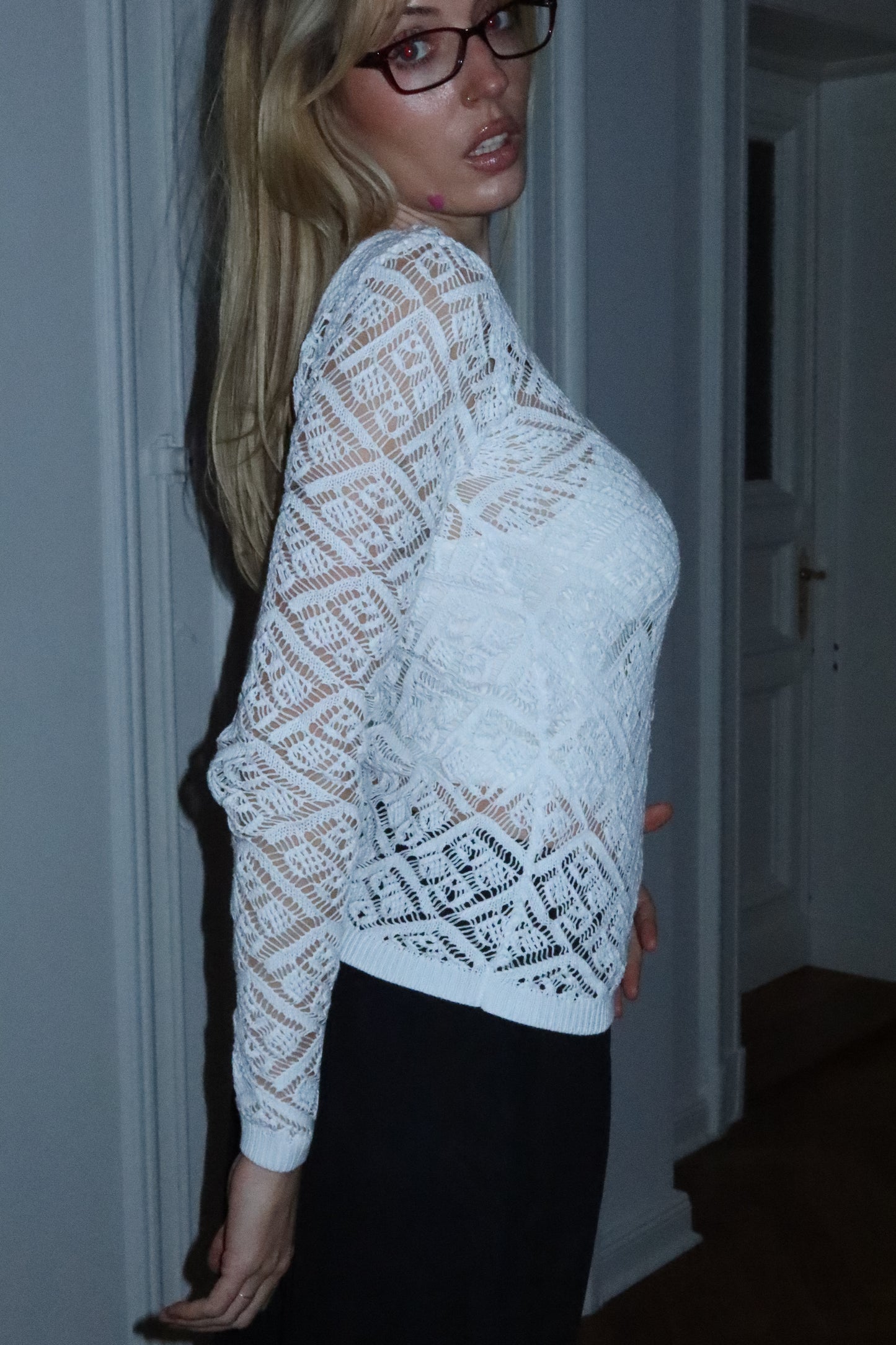 Crochet Longsleeve (S)