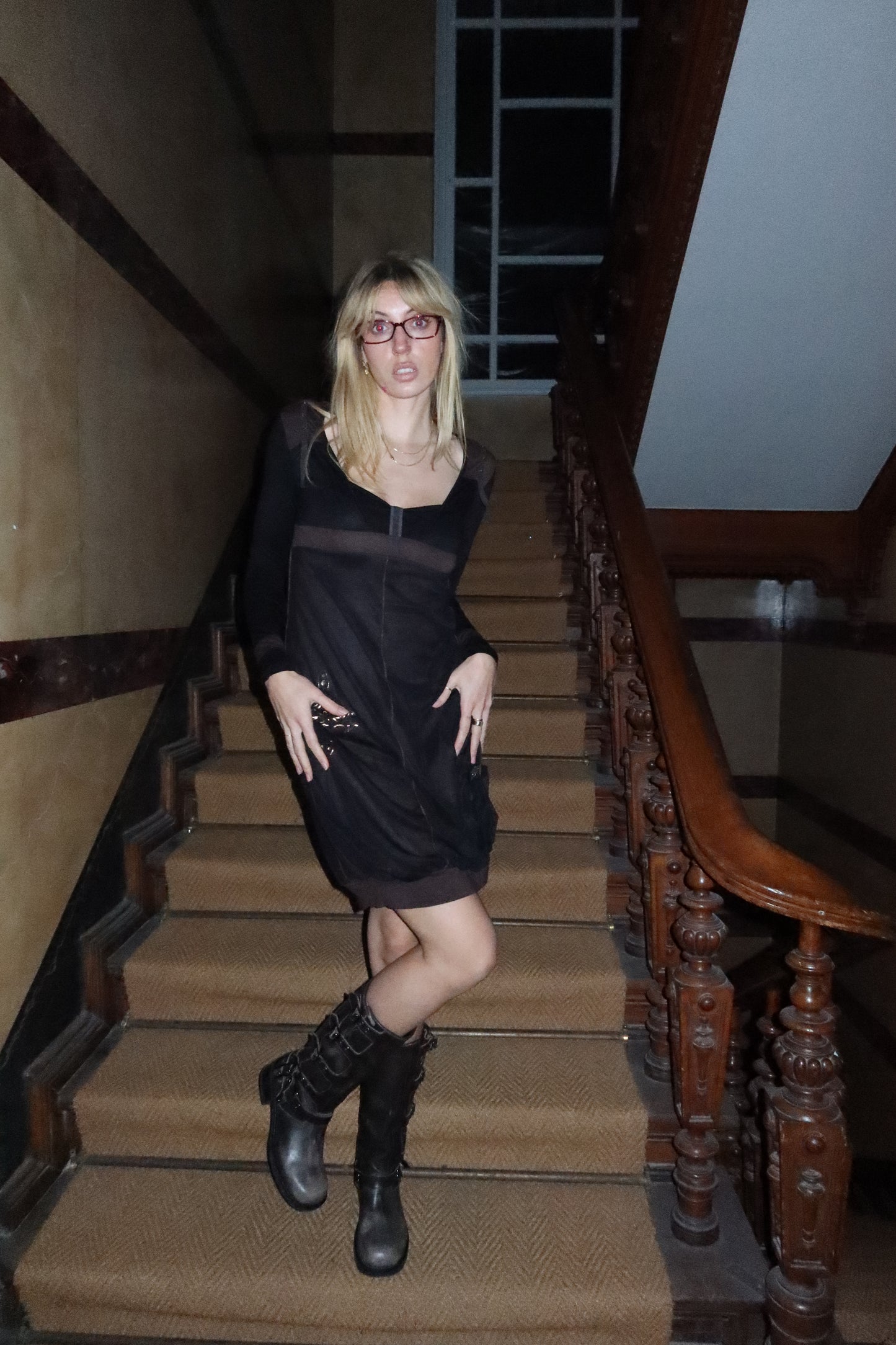 Longsleeve Mini Dress (M)