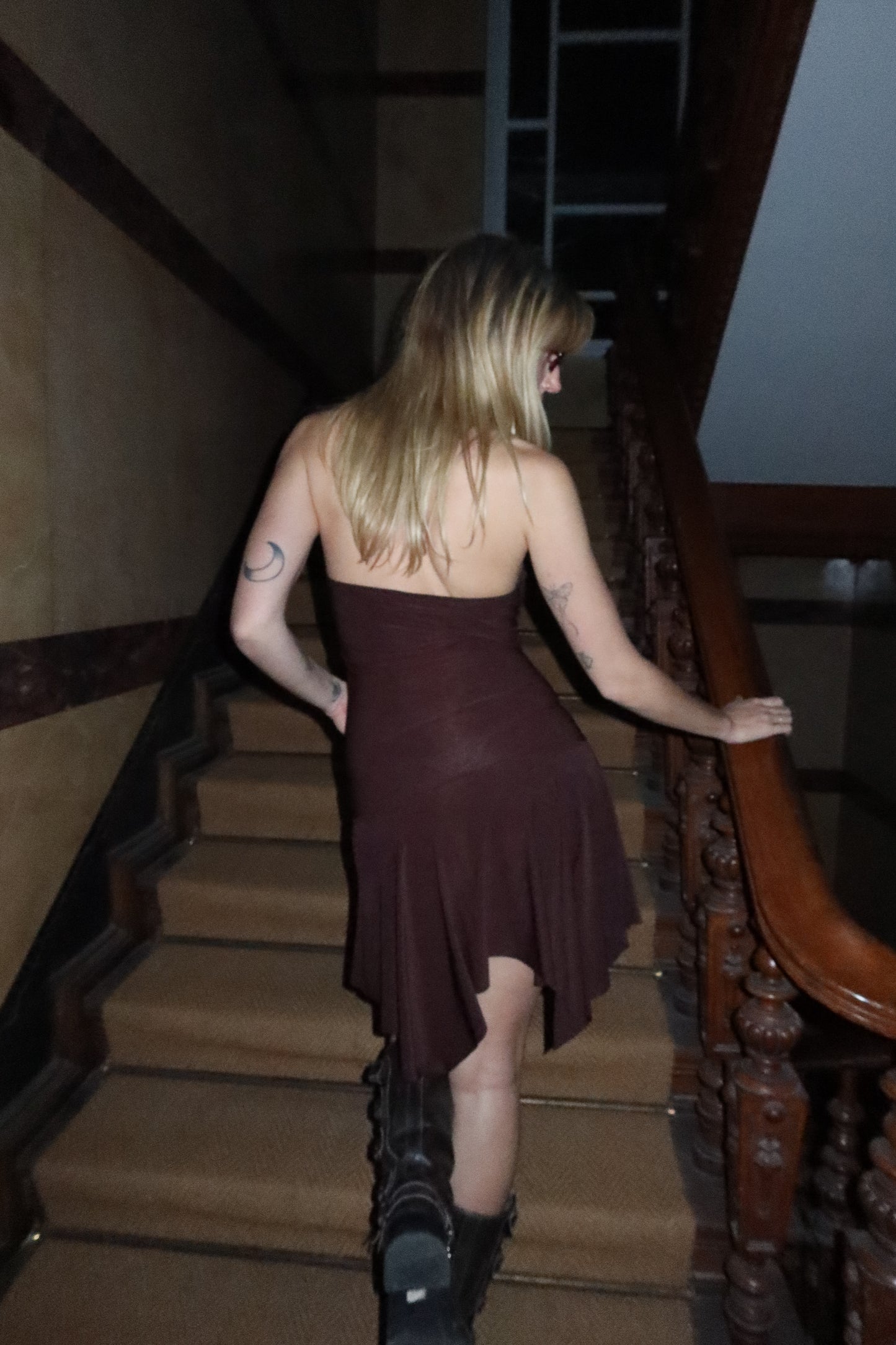 Ruched Mini Dress (S)