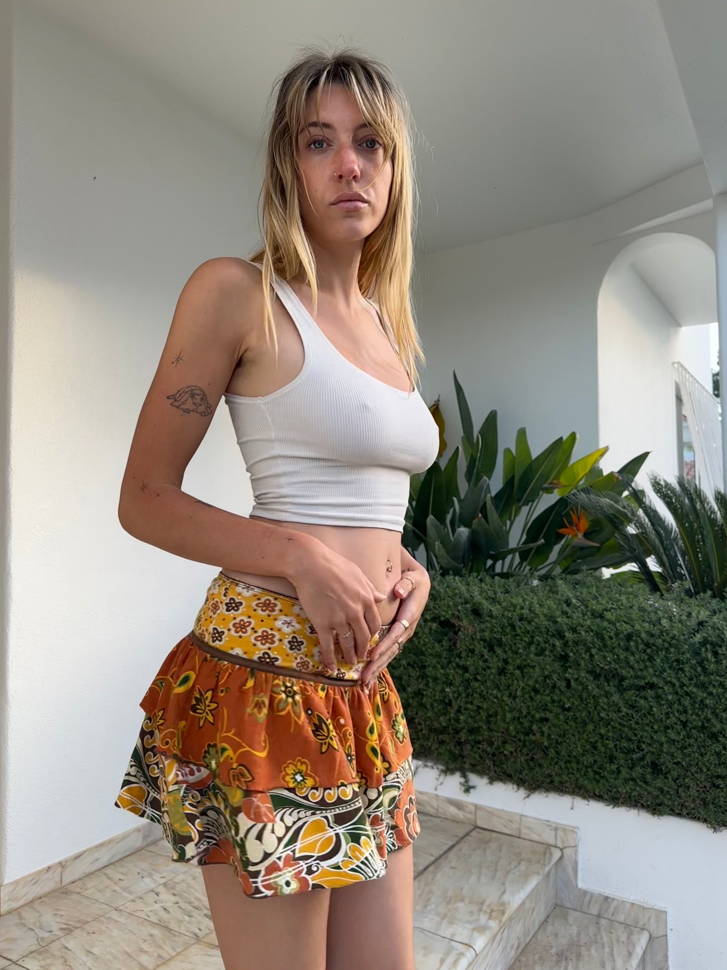 Mini Floral Skirt (XS)