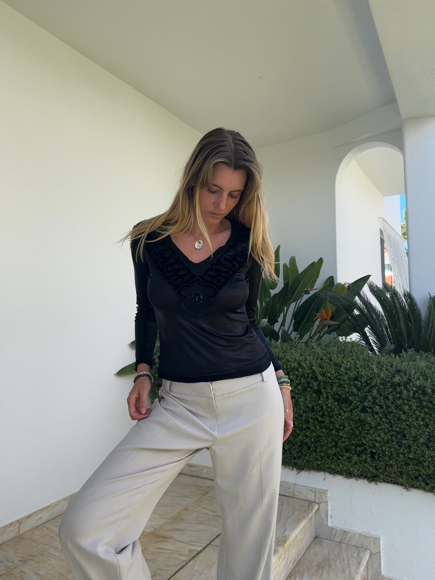 Shiny Longsleeve Top (S)
