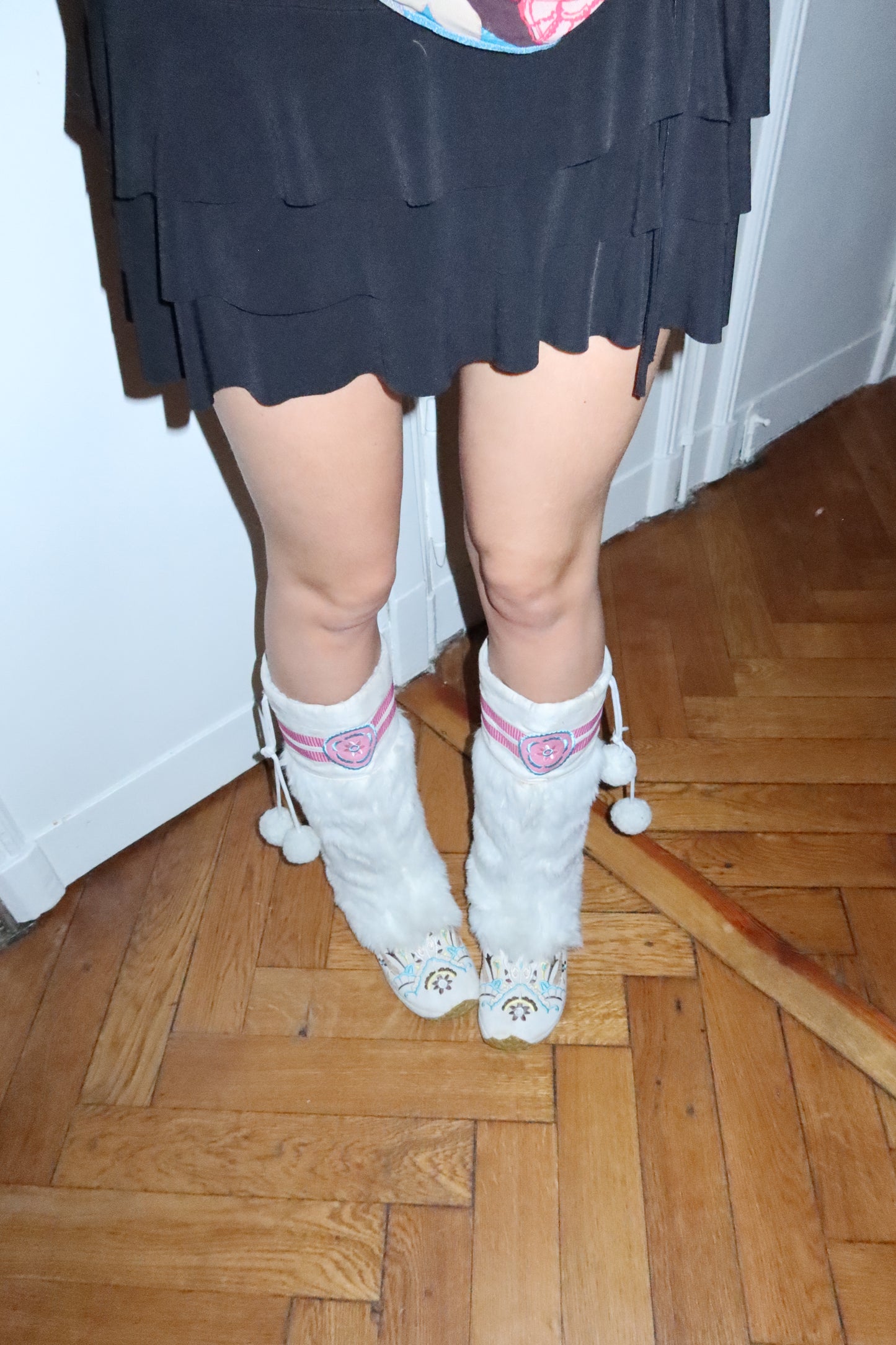 Fluffy Faux Fur Boots (39)