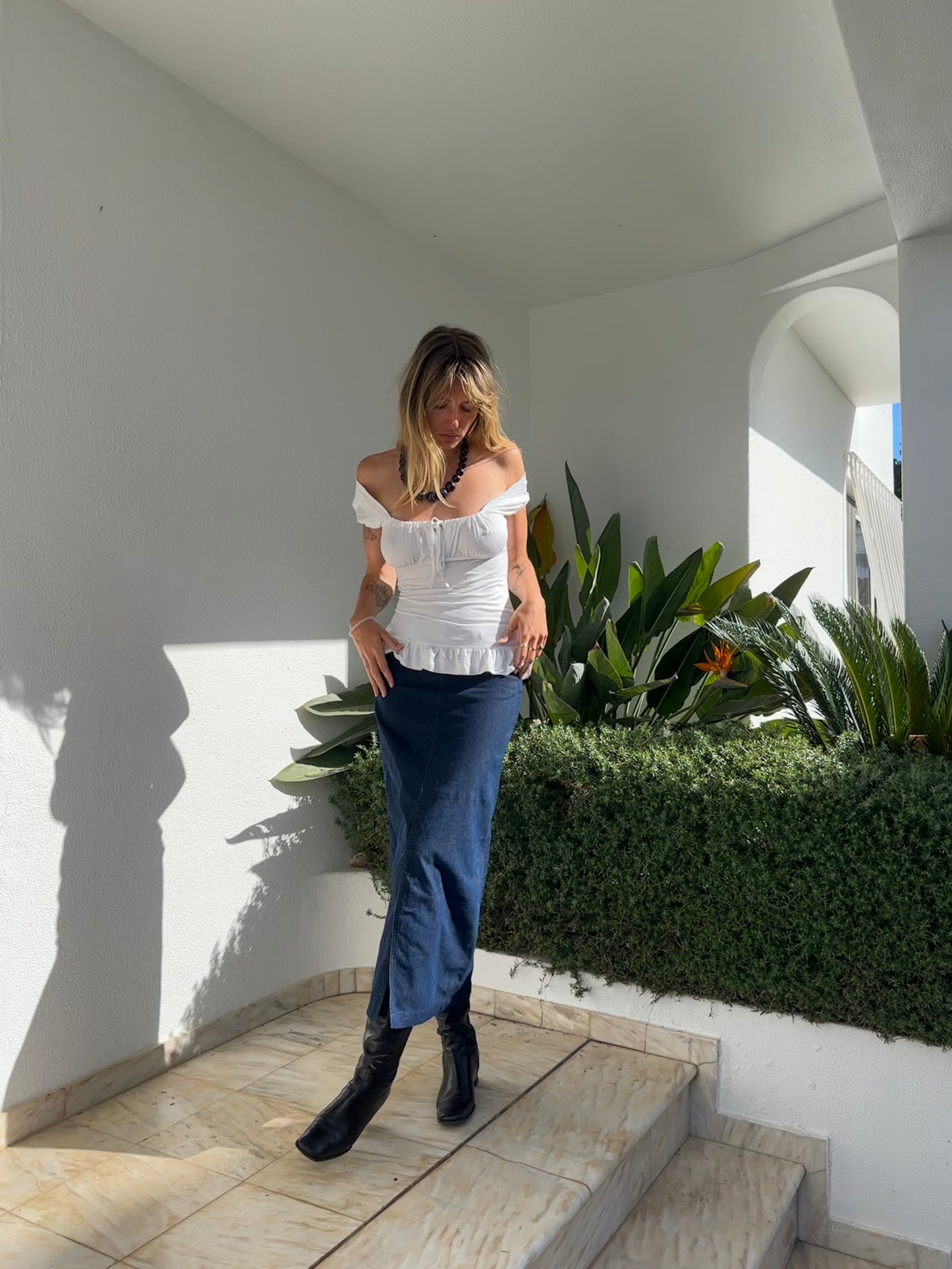 Milkmaid Top Ruffles (S)