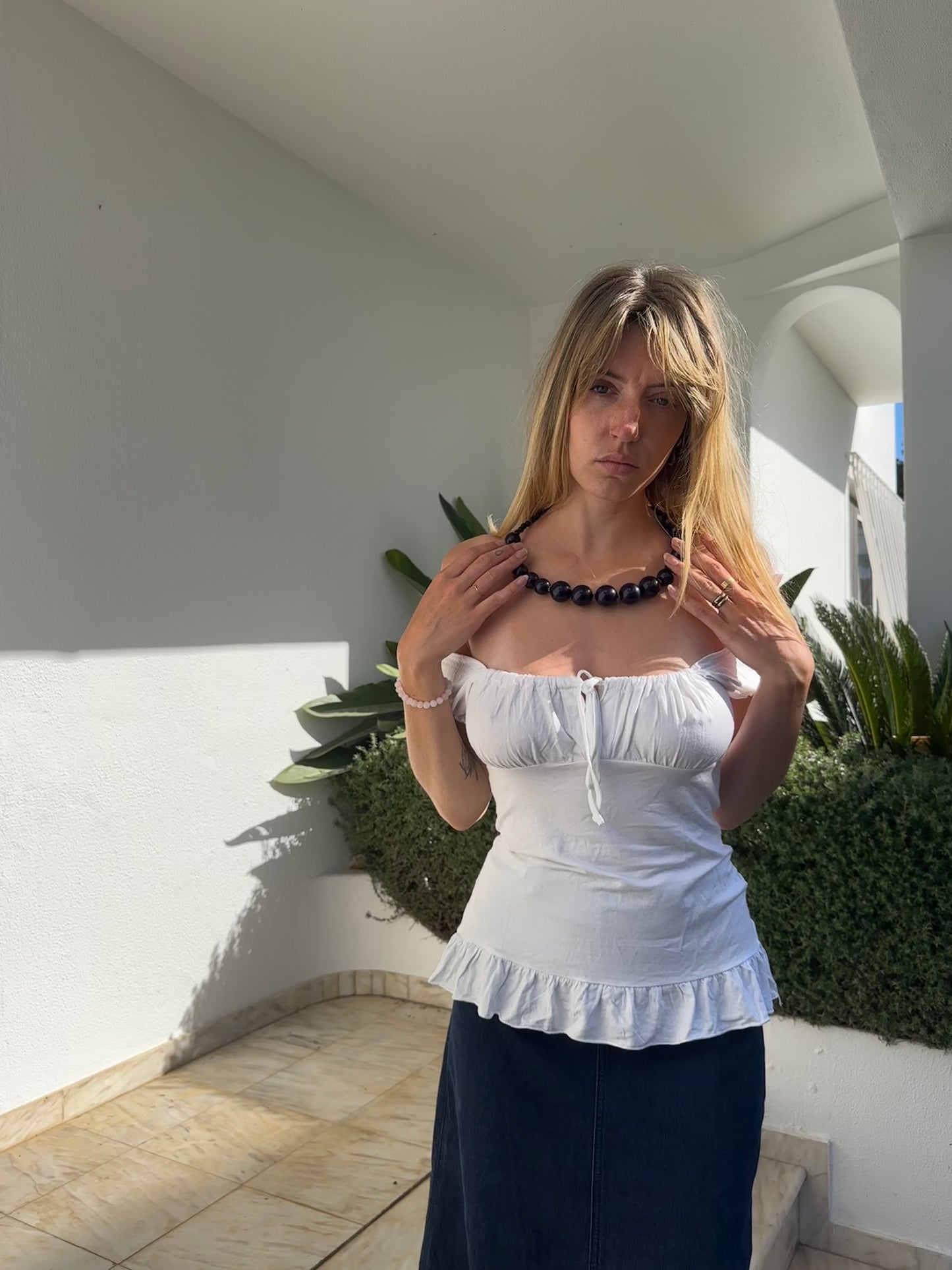 Milkmaid Top Ruffles (S)