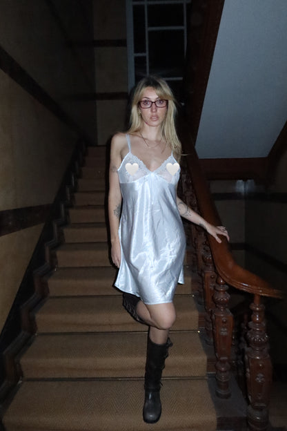 Satin Mini Lingerie Dress (M)