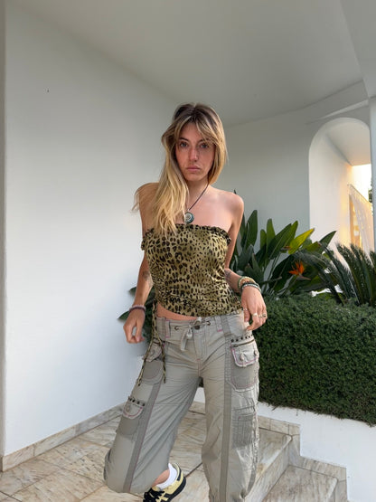 Bandeau Print Top (S)