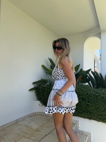 Mini Polka Dot Dress (S)