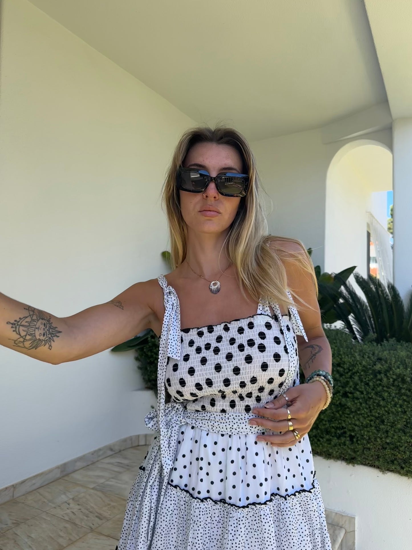 Mini Polka Dot Dress (S)