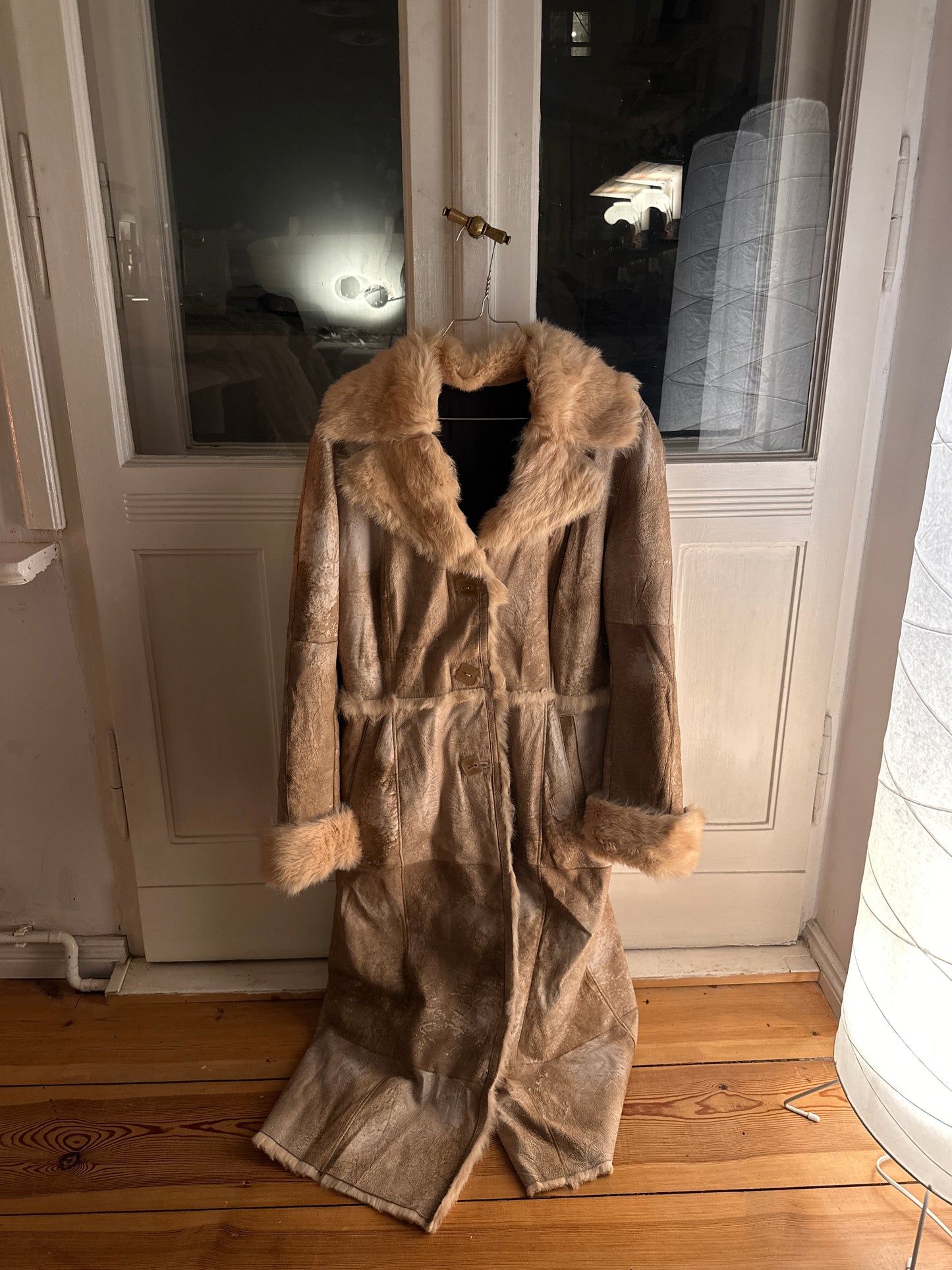 Long Rabbit Fur Coat (M)