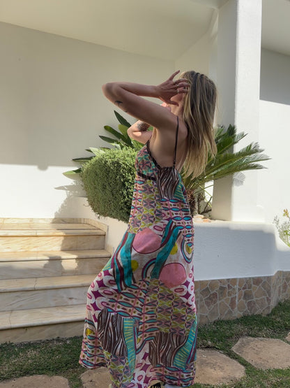 Print Maxi Dress (M)