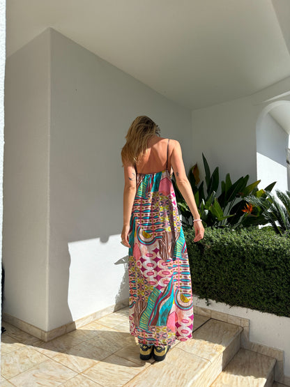Print Maxi Dress (M)