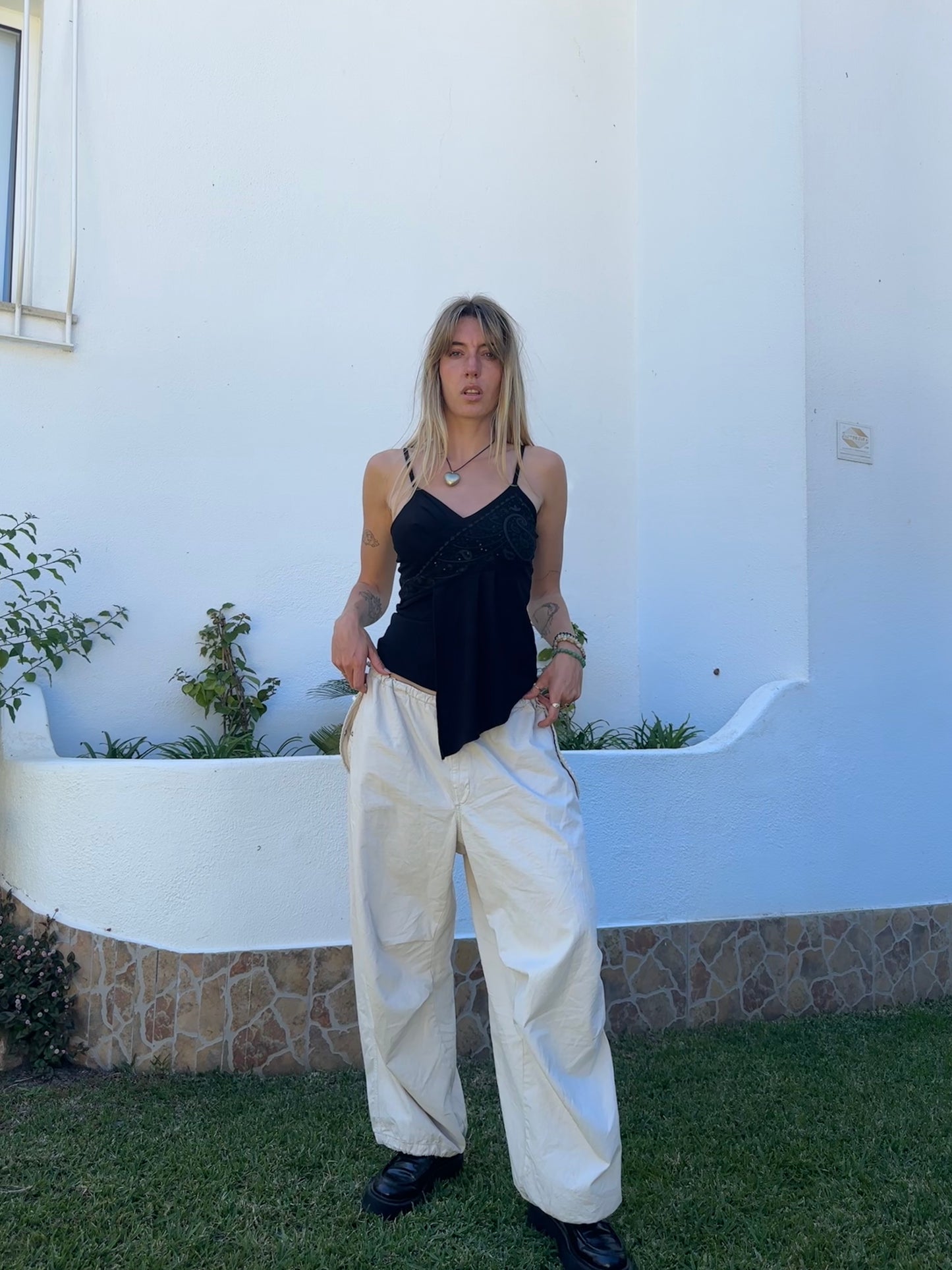 Asymmetric Embellished Top (M)